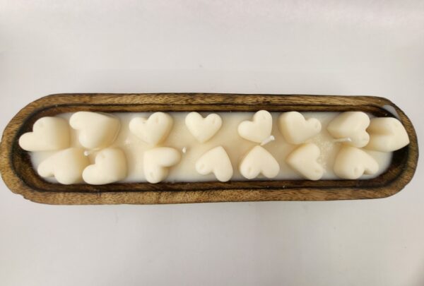 Love Afloat Wooden Boat Candle